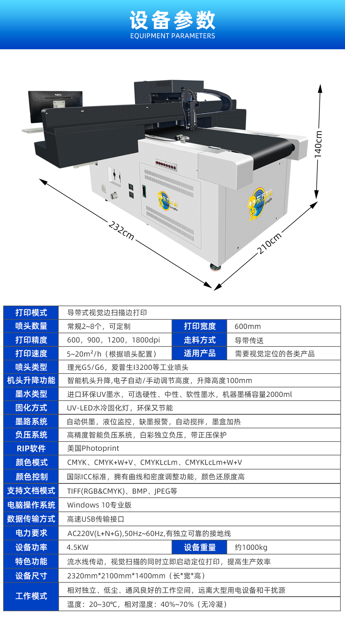 設備參數